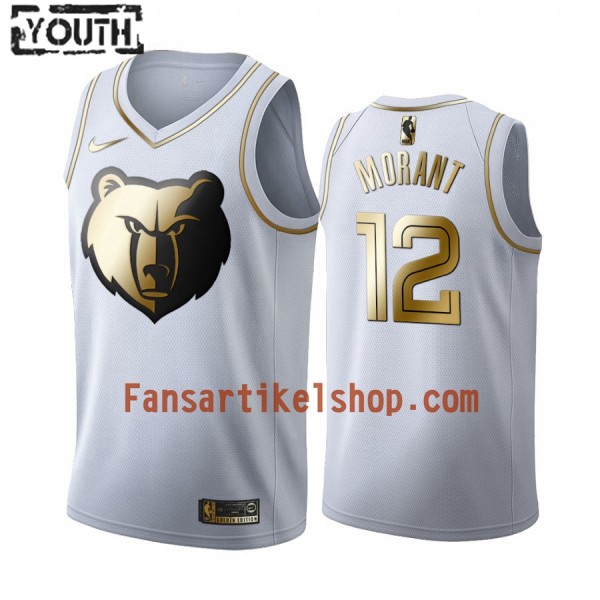 NBA Memphis Grizzlies Trikot Ja Morant 12 Nike 2019-2020 Weiß Golden Edition Swingman - Kinder NBA Memphis Grizzlies Trikot Ja Morant 12 Nike 2019-2020 Weiß Golden Edition Swingman - Kinder